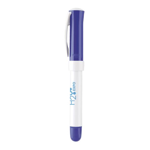 BIC® XS Finestyle Weiß-marineblau | blaue Tinte | 1-farbiger Siebdruck | Schaft-Clipverlängerung | 25.00 mm x 35.00 mm