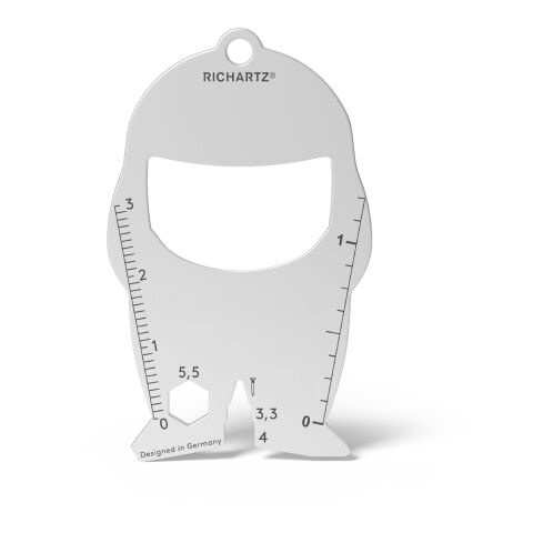 RICHARTZ® Flaschenöffner Fred Builder silber | ohne Werbeanbringung | ohne Werbeanbringung | ohne Werbeanbringung