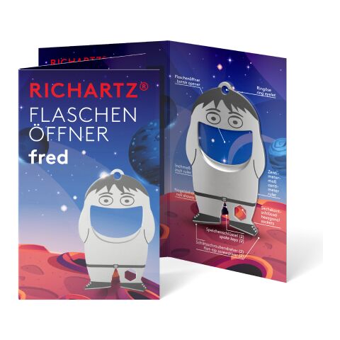 RICHARTZ® Flaschenöffner Fred silber | ohne Werbeanbringung | ohne Werbeanbringung | ohne Werbeanbringung