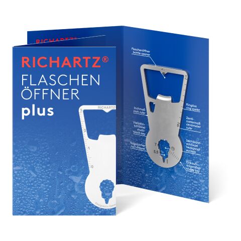 RICHARTZ® Flaschenöffner Plus silber | ohne Werbeanbringung | ohne Werbeanbringung | ohne Werbeanbringung