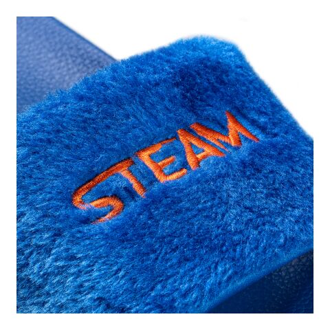 Badelatschen „Plush“ Königsblau | 44.0 | ohne Werbeanbringung
