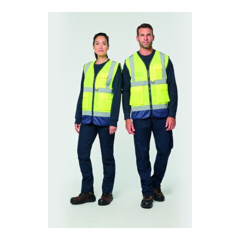 Warnweste mit Reißverschluss, 120 g/m² orange | M | Nicht verfügbar | Nicht verfügbar