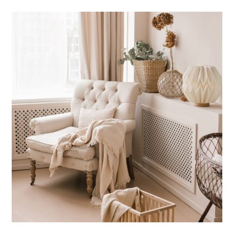 Coollux faltbare, von Origami inspirierte Papier-LED-Lampe Luna 25cm Natur | ohne Werbeanbringung | Nicht verfügbar | Nicht verfügbar