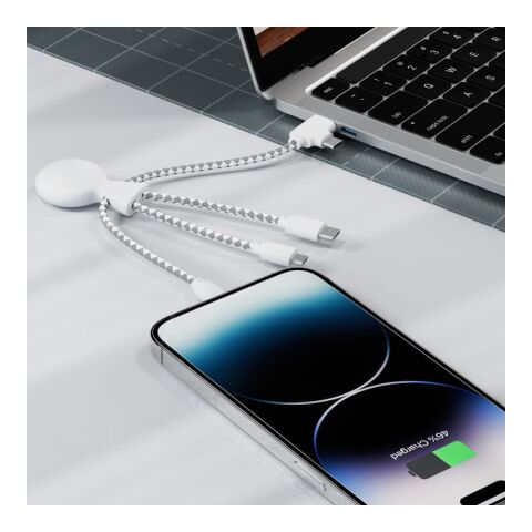 2081 | Xoopar Mr. Bio Charging cable Weiss | ohne Werbeanbringung | Nicht verfügbar | Nicht verfügbar | Nicht verfügbar