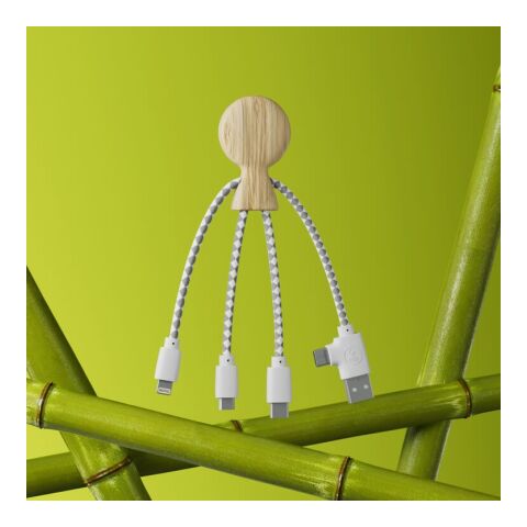 Xoopar Mr. Bio Bamboo Charging Cable Natur