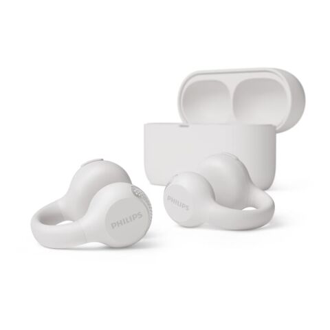 Philips TAQ2000 TWS-Ohrhörer mit offenem Ohr Weiss | ohne Werbeanbringung | Nicht verfügbar | Nicht verfügbar