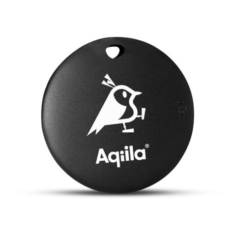 Aqiila Tagbird – Fahrradklingel mit wasserdichter Smartfinder Schwarz