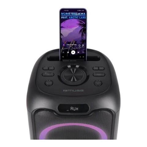 M-1803 | Muse Party-Lautsprecher mit Mikrofon 150W Schwarz | ohne Werbeanbringung | Nicht verfügbar | Nicht verfügbar | Nicht verfügbar