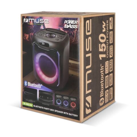 M-1803 | Muse Party-Lautsprecher mit Mikrofon 150W schwarz | ohne Werbeanbringung | Nicht verfügbar | Nicht verfügbar | Nicht verfügbar