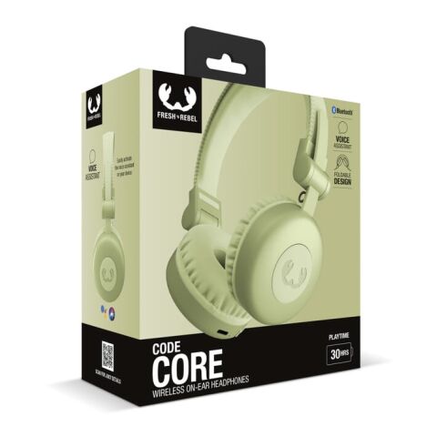 3HP1000 I Fresh 'n Rebel Code Core-Wireless on-ear Headphone Hellgrün | ohne Werbeanbringung | Nicht verfügbar | Nicht verfügbar