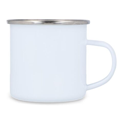 Emaille Becher 350ml Weiss | ohne Werbeanbringung | Nicht verfügbar | Nicht verfügbar