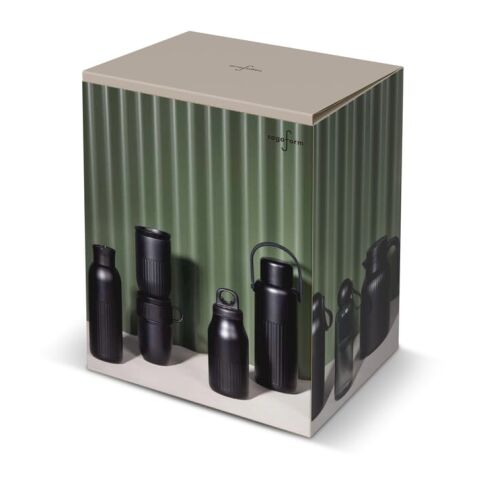 Sagaform Trine Thermokaraffe (recycelt) 1.5 L Schwarz | Gravur | Seite 1 | 125 mm x 80 mm