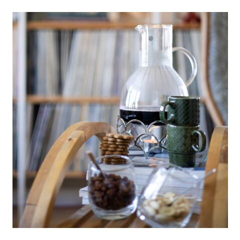 Sagaform Kaffee &amp; Mehr Espressotasse 4-tlg. 100ml Dunkelgrün | ohne Werbeanbringung