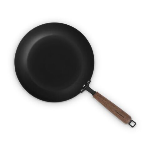 Orrefors Jernverk Geschmiedete Bratpfanne BlackSmith Serie Schwarz | Gravur | Henkel | 75 mm x 15 mm