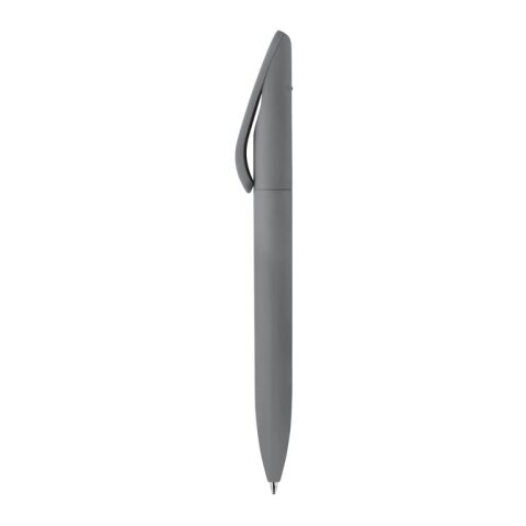 Kugelschreiber Slash Soft-Touch Hergestellt in Deutschland Grau | 3D Digitaldruck | in Verlängerung vom Clip, wenn Schreibpunkt aktiv ist | 55 mm x 6 mm | Nicht verfügbar
