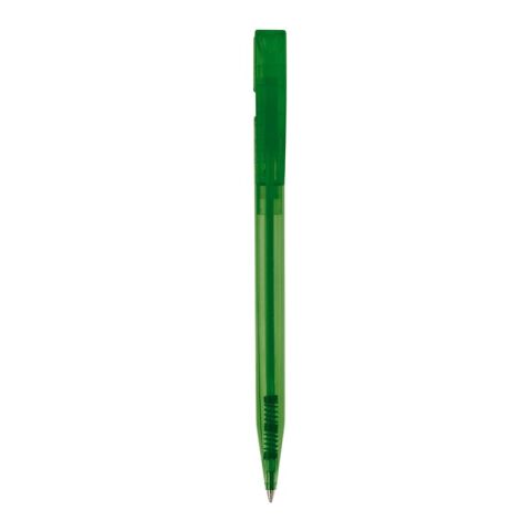 Kugelschreiber Nash Transparent Grün-Grün | 1-farbiger Siebdruck | 270° vom Clip | 45 mm x 25 mm | Nicht verfügbar