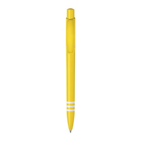 Kugelschreiber Tropic Colour hardcolour Gelb | 1-farbiger Siebdruck | 90° vom Clip | 45 mm x 25 mm | Nicht verfügbar