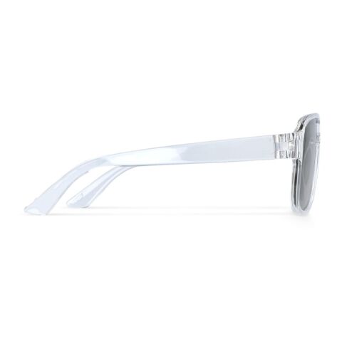 Elin Sonnenbrille UV400 Silber-Silber | 1-farbiger Tampondruck | 1 cm vom rechten Scharnier | 55 mm x 6 mm