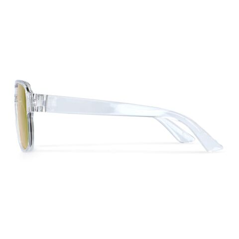 Elin Sonnenbrille UV400 Orange-Orange | 1-farbiger Tampondruck | 1 cm vom rechten Scharnier | 55 mm x 6 mm
