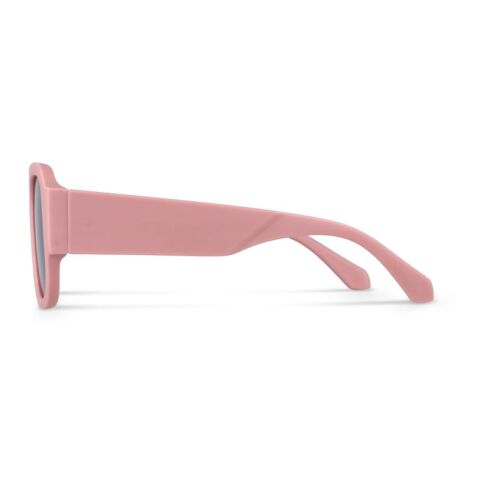 Bastian Sonnenbrille UV400 Pastellrosa | 1-farbiger Tampondruck | 1 cm vom linken Scharnier | 50 mm x 15 mm