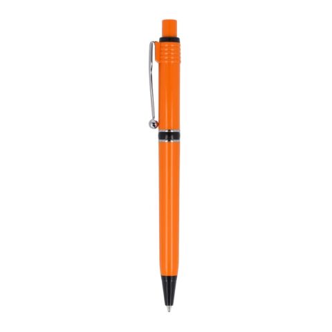 Kugelschreiber Raja Extra Orange-Schwarz | 1-farbiger Siebdruck | 90° vom Clip | 40 mm x 25 mm | Nicht verfügbar