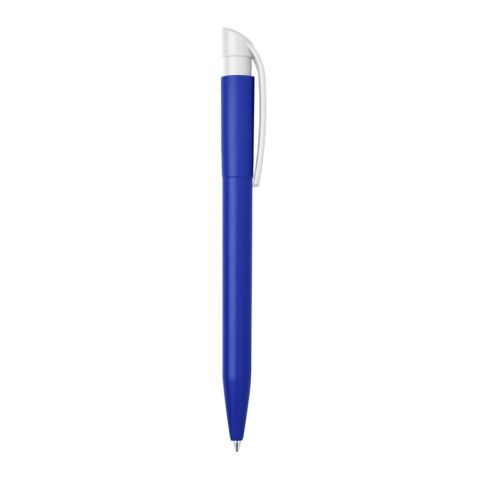 Kugelschreiber S45 Bio hardcolour Dunkelblau-Weiss | 1-farbiger Siebdruck | 90° vom Clip | 45 mm x 25 mm | Nicht verfügbar