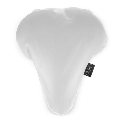 Fahrrad Sattelbezug aus R-PET-Material Weiss | ohne Werbeanbringung | Nicht verfügbar | Nicht verfügbar | Nicht verfügbar