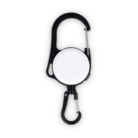 2-Wege-Karabiner-Kartenhalter Weiss