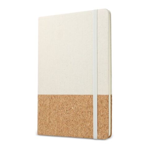Notizbuch Baumwolle &amp; Kork A5 Natur | ohne Werbeanbringung | Nicht verfügbar | Nicht verfügbar