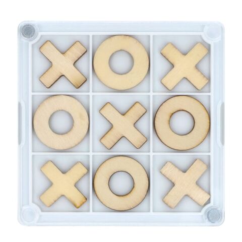 Tic-Tac-Toe-Untersetzer Weiss | ohne Werbeanbringung | Nicht verfügbar | Nicht verfügbar