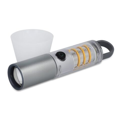 Multifunktions-Taschenlampe aus recycelten Materialien silber | ohne Werbeanbringung | Nicht verfügbar | Nicht verfügbar