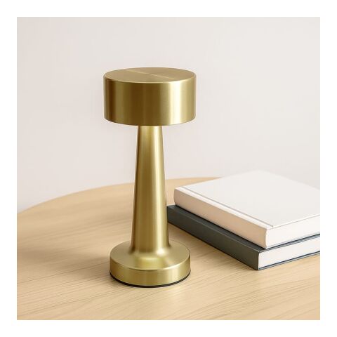 Lumo Tischleuchte mit 3 Lichtmodi und dimmbar Gold | ohne Werbeanbringung | Nicht verfügbar | Nicht verfügbar