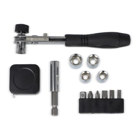 13-teiliges Werkzeugset in FSC-Bambusbox Natur | ohne Werbeanbringung | Nicht verfügbar | Nicht verfügbar