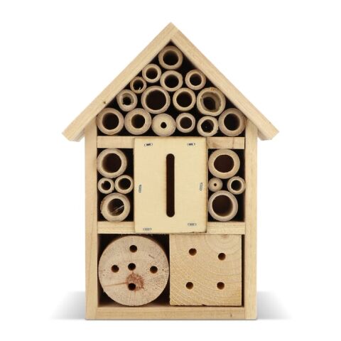 Insektenhotel aus FSC-Holz Natur | ohne Werbeanbringung | Nicht verfügbar | Nicht verfügbar