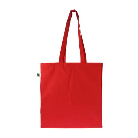 Tasche Fairtrade 140g 38x10x42 Rot / Weiß | ohne Werbeanbringung | Nicht verfügbar | Nicht verfügbar | Nicht verfügbar
