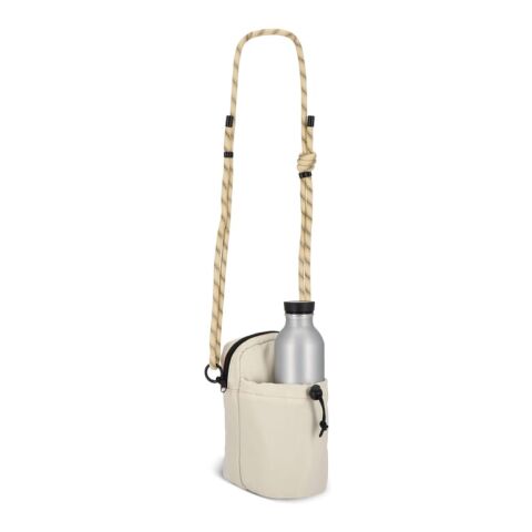Croaabody Flaschenhalter-Tasche mit Paracord-Gurt Beige | ohne Werbeanbringung | Nicht verfügbar | Nicht verfügbar
