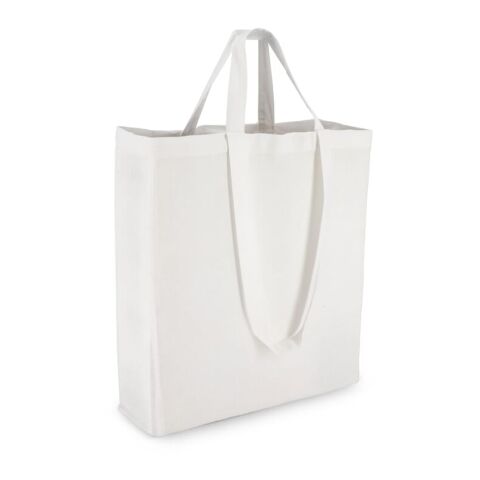 Tragetasche aus Baumwolle OEKO-TEX® 38 x 10 x 42cm 140g/m² Weiss | ohne Werbeanbringung | Nicht verfügbar | Nicht verfügbar