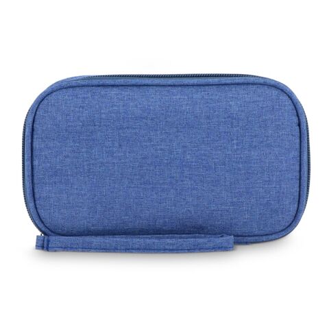 rPET 300D Kora Organizer-Tasche Blau Weiss | ohne Werbeanbringung | Nicht verfügbar | Nicht verfügbar