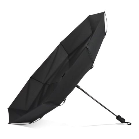 Daintree 190T Pongee 21.5" Faltbarer winddichter Regenschirm Auto open schwarz | ohne Werbeanbringung | Nicht verfügbar | Nicht verfügbar