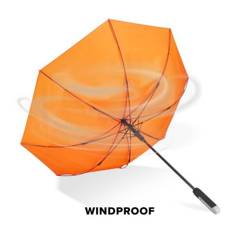 Emerantia 190T Pongee 23&quot; Stockschirm Auto offen Orange | ohne Werbeanbringung | Nicht verfügbar | Nicht verfügbar