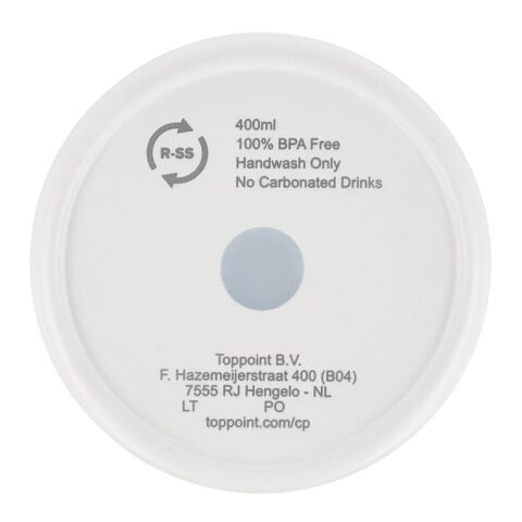 360 Shine Coffee-to-go-Isolierbecher, 400 ml Weiss | ohne Werbeanbringung