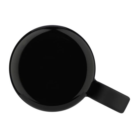 Isolierflasche mit Becher 500ml schwarz | 1-farbiger UV-Druck | gegenüber vom Henkel | 60 mm x 50 mm | Nicht verfügbar