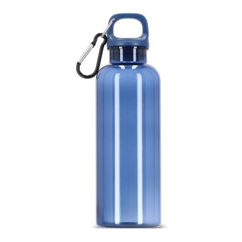 Noa Wasserflasche R-PET 500 ml Transparent Dunkelblau-Dunkelblau | ohne Werbeanbringung | Nicht verfügbar | Nicht verfügbar