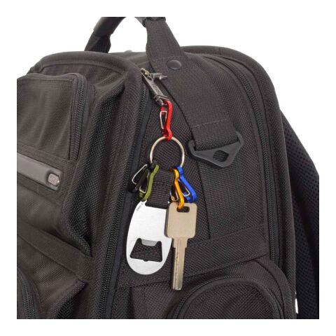 Flaschenöffner Schlüsselanhänger schwarz | ohne Werbeanbringung | Nicht verfügbar | Nicht verfügbar