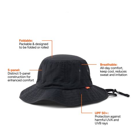 Nordic Drift RCS Horizon UPF 50+ Bucket-Hat schwarz | ohne Werbeanbringung | Nicht verfügbar | Nicht verfügbar | Nicht verfügbar