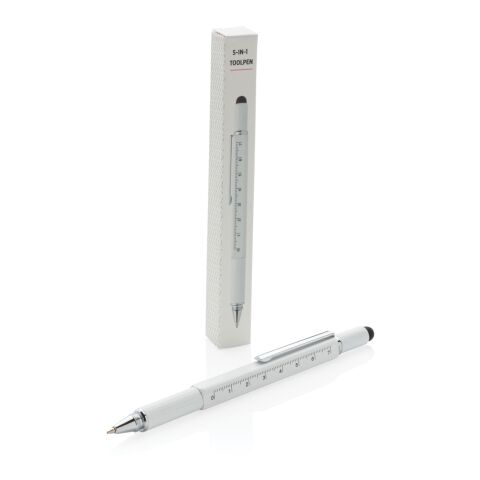5-in-1 Tool-Stift weiß | ohne Werbeanbringung | Nicht verfügbar | Nicht verfügbar | Nicht verfügbar