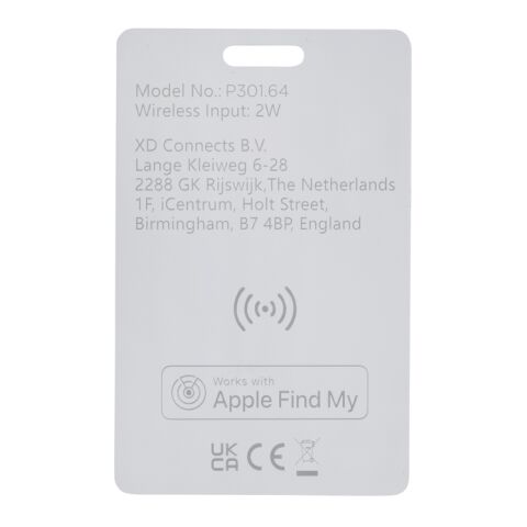 Findit Dual aufladebare RCS Ultra-Thin-Finder-Card weiss | ohne Werbeanbringung | Nicht verfügbar | Nicht verfügbar