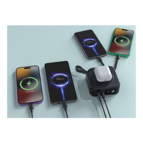 Urban Vitamin Saratoga 5-in-1 universal Charger schwarz | ohne Werbeanbringung | Nicht verfügbar | Nicht verfügbar