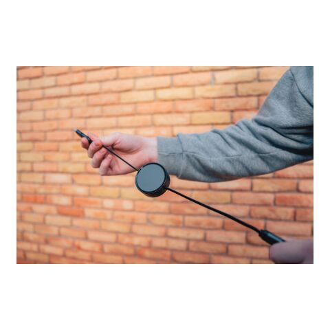 Terra aufrollbares 6-in-1 45W-Kabel aus RCS recyc. Aluminium grau | ohne Werbeanbringung | Nicht verfügbar | Nicht verfügbar