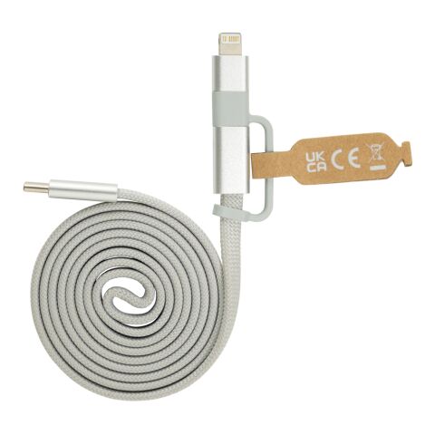 Arc ultradünnes 60W 2-in-1 Magnetkabel grau | ohne Werbeanbringung | Nicht verfügbar | Nicht verfügbar